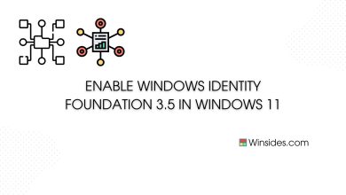 Enable WIF 3.5 in Windows 11