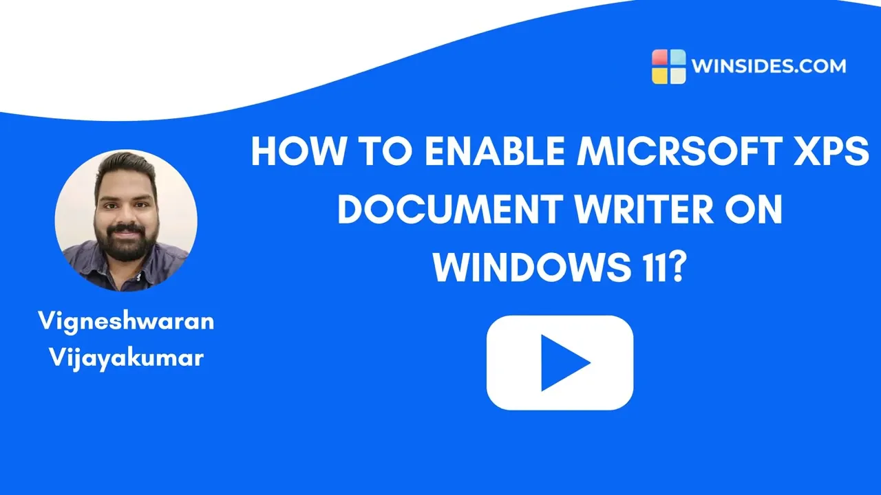 🖨️ How to Enable Microsoft XPS Writer 🖥️ | Quick Windows Features Guide 💡