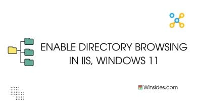Enable Directory Browsing in IIS