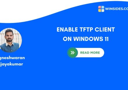 ENABLE TFTP CLIENT ON WINDOWS 11