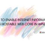 Internet Information Services Hostable Web Core