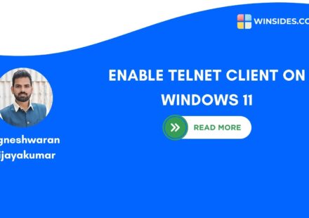 Enable telnet client on Windows 11