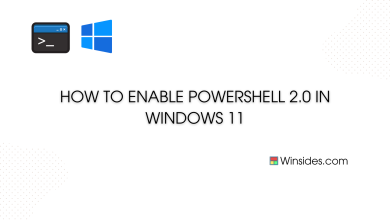 Enable PowerShell 2.0 in Windows 11