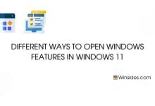 Windows Features