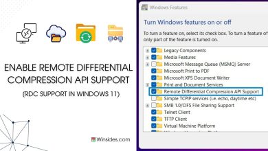 Enable RDC Support Windows 11