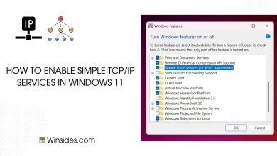 Enable TCPIP Services in Windows 11