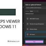 Install XPS Viewer in Windows 11