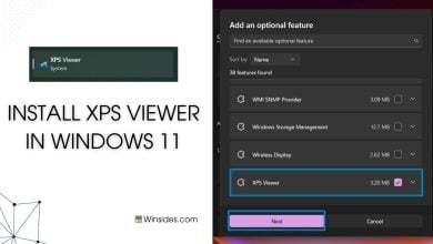 Install XPS Viewer in Windows 11