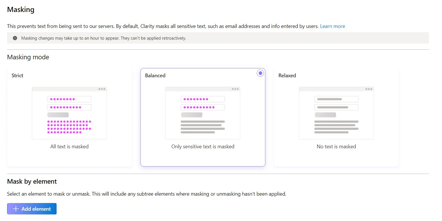 Masking Modes