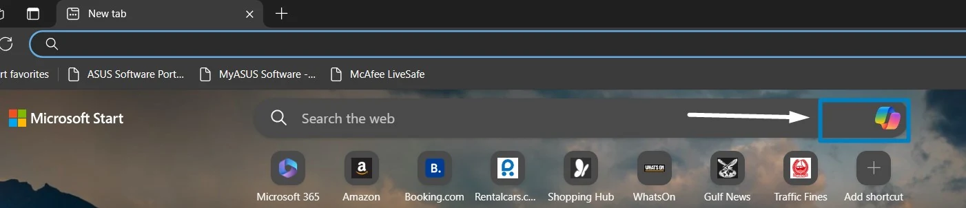 Open Copilot in Microsoft Edge