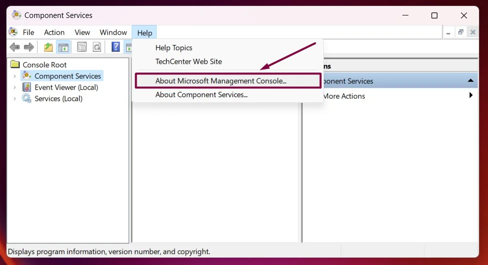 About Microsoft Management Console