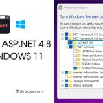 Enable ASP.NET 4.8 in Windows 11