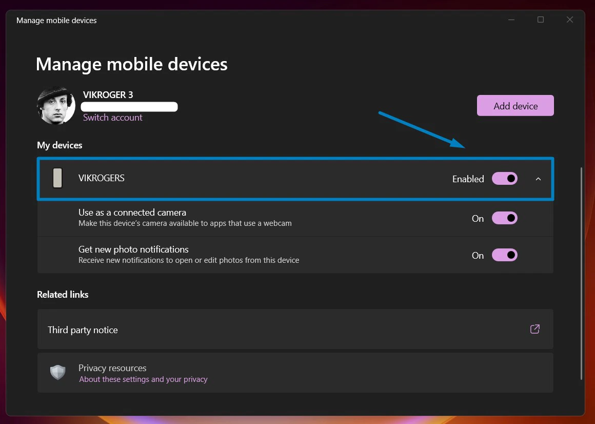 Enable your smartphone