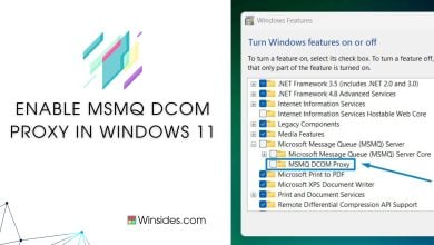 MSMQ DCOM Proxy in Windows 11