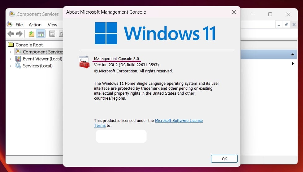 Microsoft Management Console 3.0