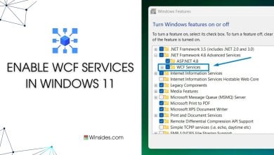 WCF Services in Windows 11