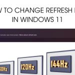 Change Refresh Rate in Windows 11