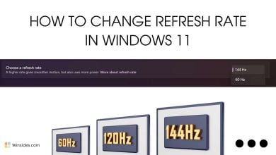 Change Refresh Rate in Windows 11