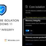 Core Isolation in Windows 11