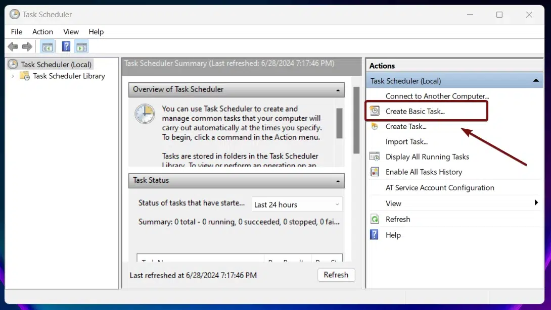 Create Basic Task