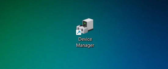 Device Manager Shortcut in Windows 11 Device Manager Shortcut Created on Windows 11