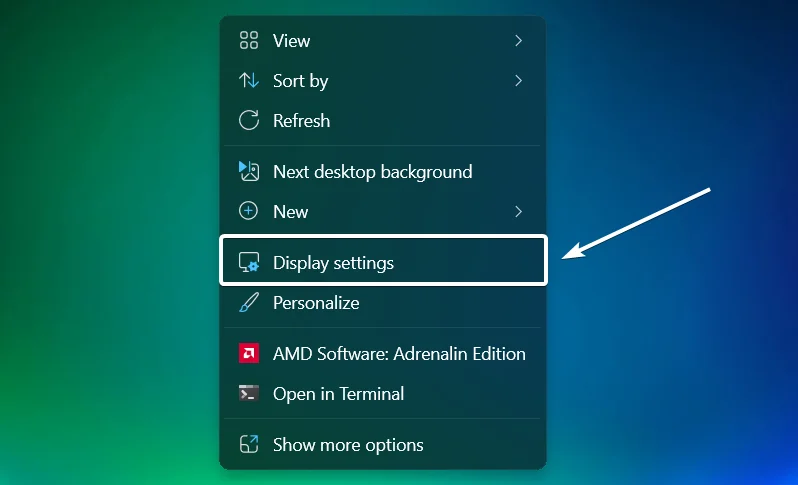 Display Settings