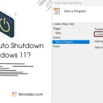 Enable Auto Shutdown in Windows 11