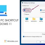 Enable This PC in Windows 11 Desktop