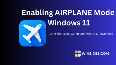 Enabling AIRPLANE Mode Windows 11