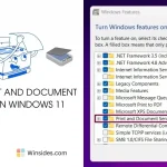 Print and Document Services Windows 11