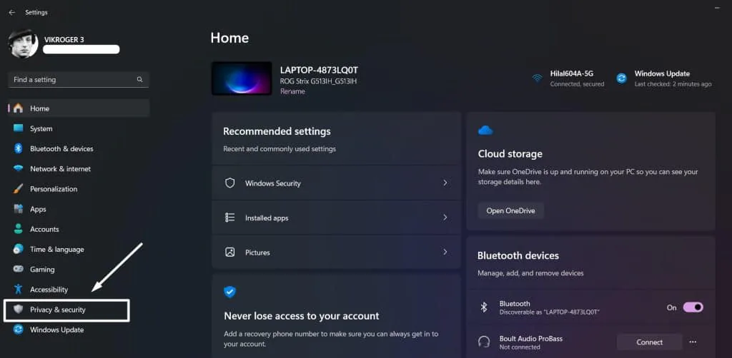 Privacy and Security