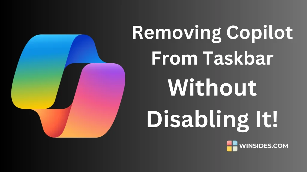 Remove Copilot From Taskbar