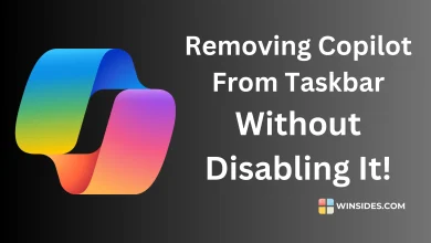 Removing Copilot From Taskbar