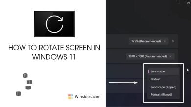 Rotate Screen in Windows 11