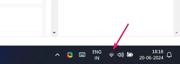 WiFi Signal Strength from Taskbar