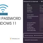 Find WIFI Password in Windows 11