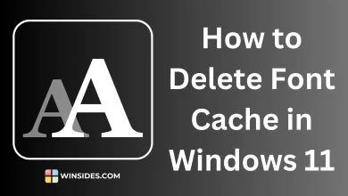 How to Delete Font Cache in Windows 11