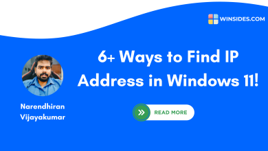 Find IP Address in Windows 11