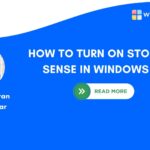 How to Turn on Storage Sense in Windows 11