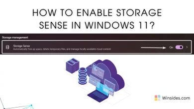 Storage Sense Windows 11