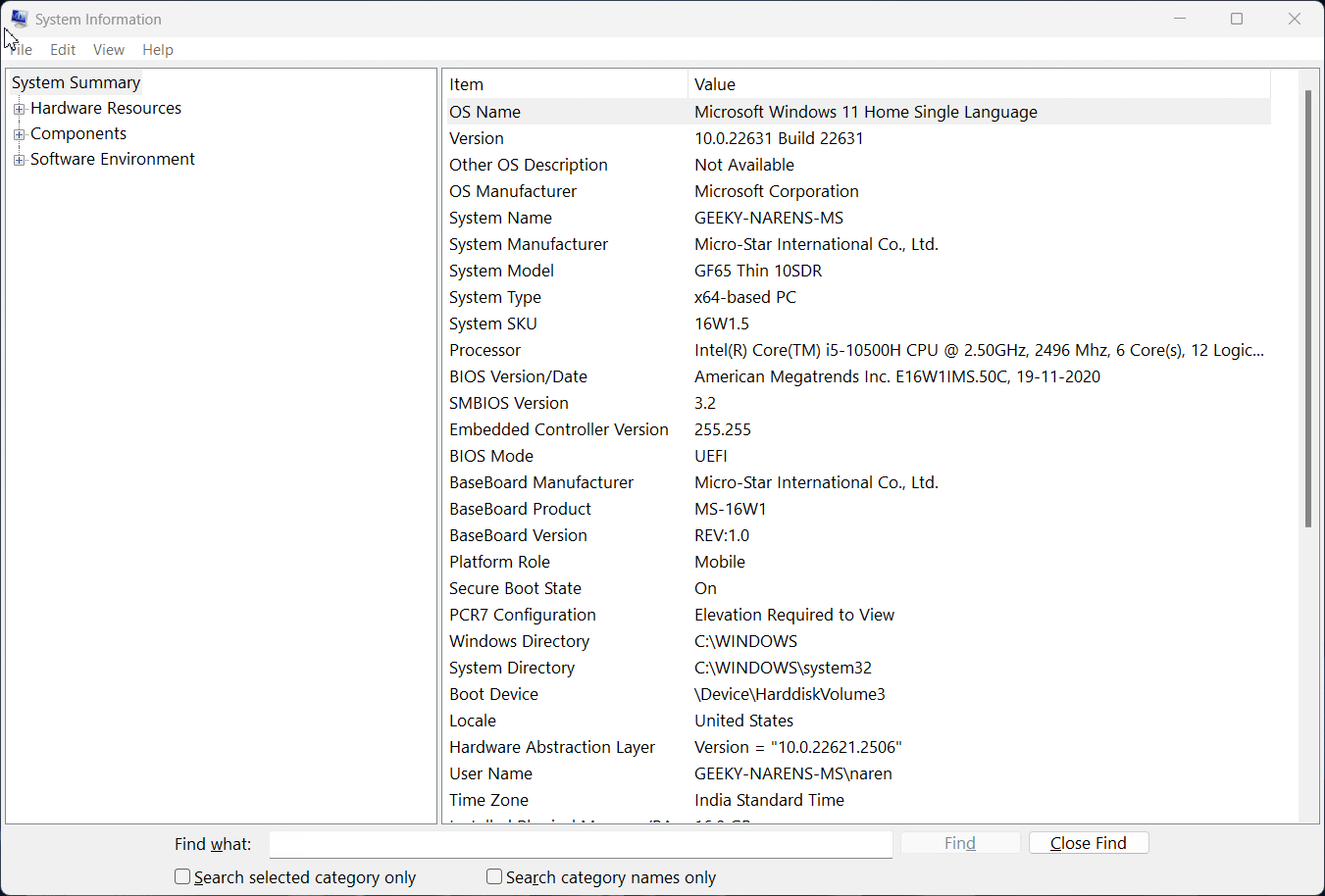 View IP Address from System Information Tool. View IP Address from System Information Tool.