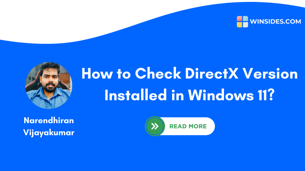 How to Use DxDiag Windows 11 Effectively? - Winsides.com