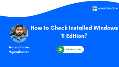 How to Check Installed Windows 11 Edition