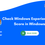Check Windows Experience Index Score in Windows 11!