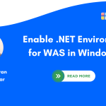 Enable DOT NET Environment for WAS in Windows 11