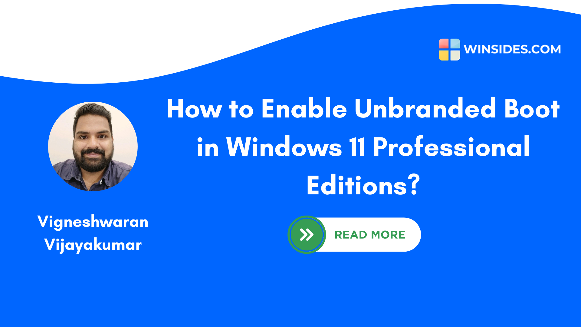 how-to-enable-unbranded-boot-in-windows-11-winsides