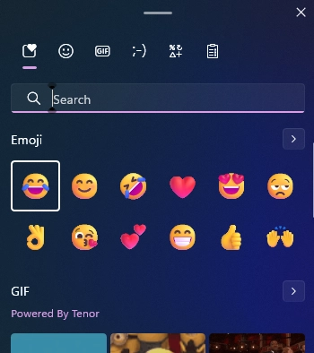 Quick way to open Emoji Picker in Windows 11