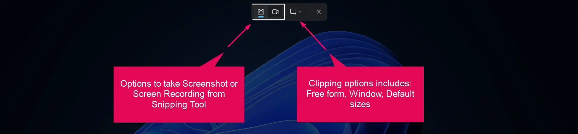 Snipping Tool in Windows