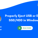 Properly Eject USB or External SSD HDD in Windows 11!