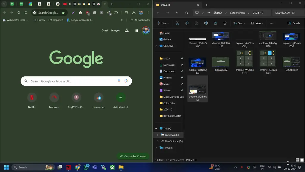 Switching between two desktop and accessing applications or windows Switching between two desktop and accessing applications or windows